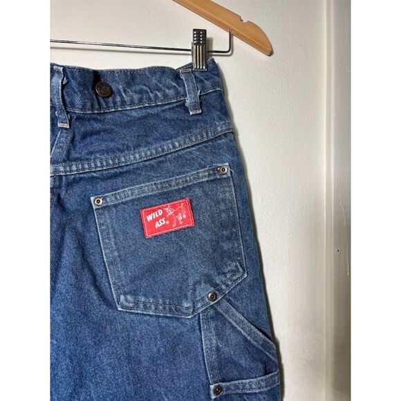 Wild A** VTG Carpenter Jeans Men's Size 30 x 32 Blue Grunge Utility y2k Workwear - Picture 6 of 8